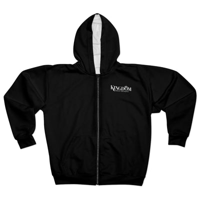 Unisex Zip Hoodie - Kingdom Solutionist Design for Comfort and Style