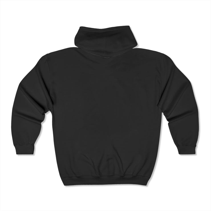 Heaven's Blueprint Faith Zip Hoodie - Unisex Heavy Blend Sweatshirt