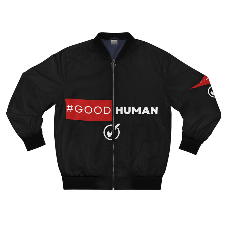 #GoodHuman Unisex Bomber Jacket (AOP)