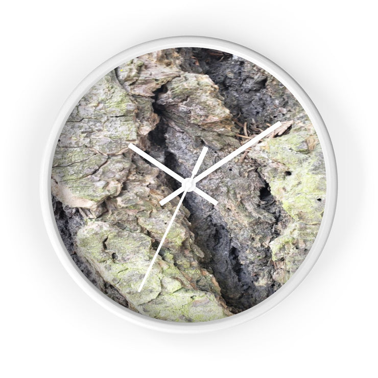 Wall clock - Rugged Nature - Wood