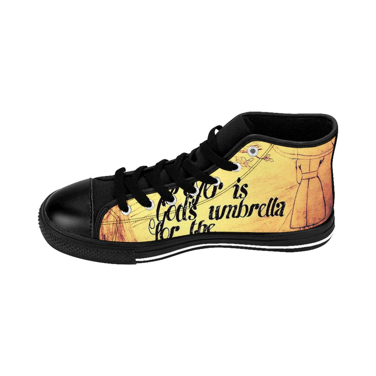 Women's High-top Sneakers - PaviDesigned - Prayer Is God's Umbrella for the Storm