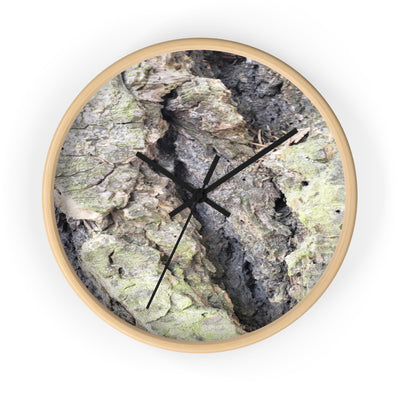 Wall clock - Rugged Nature - Wood