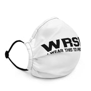 WRSHPR - I Wear This to Protect All of Us - Premium face mask