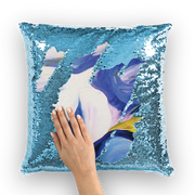 Wind of the Holy Spirit ﻿Sequin Cushion Cover