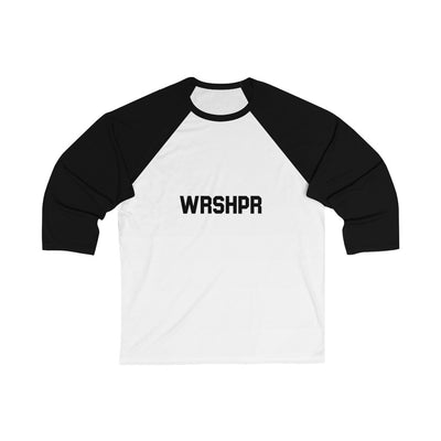 WRSHPR Unisex 3/4 Sleeve Baseball Tee